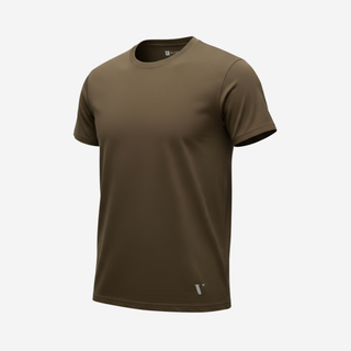 Essential Organic T-shirt - Walnut