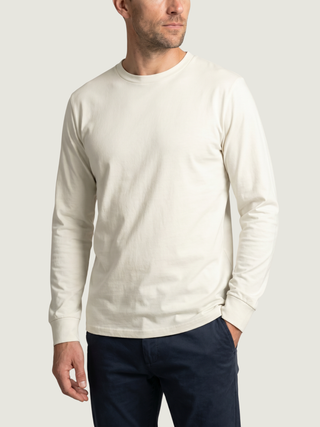 Long-Sleeved T-Shirt - Ecru